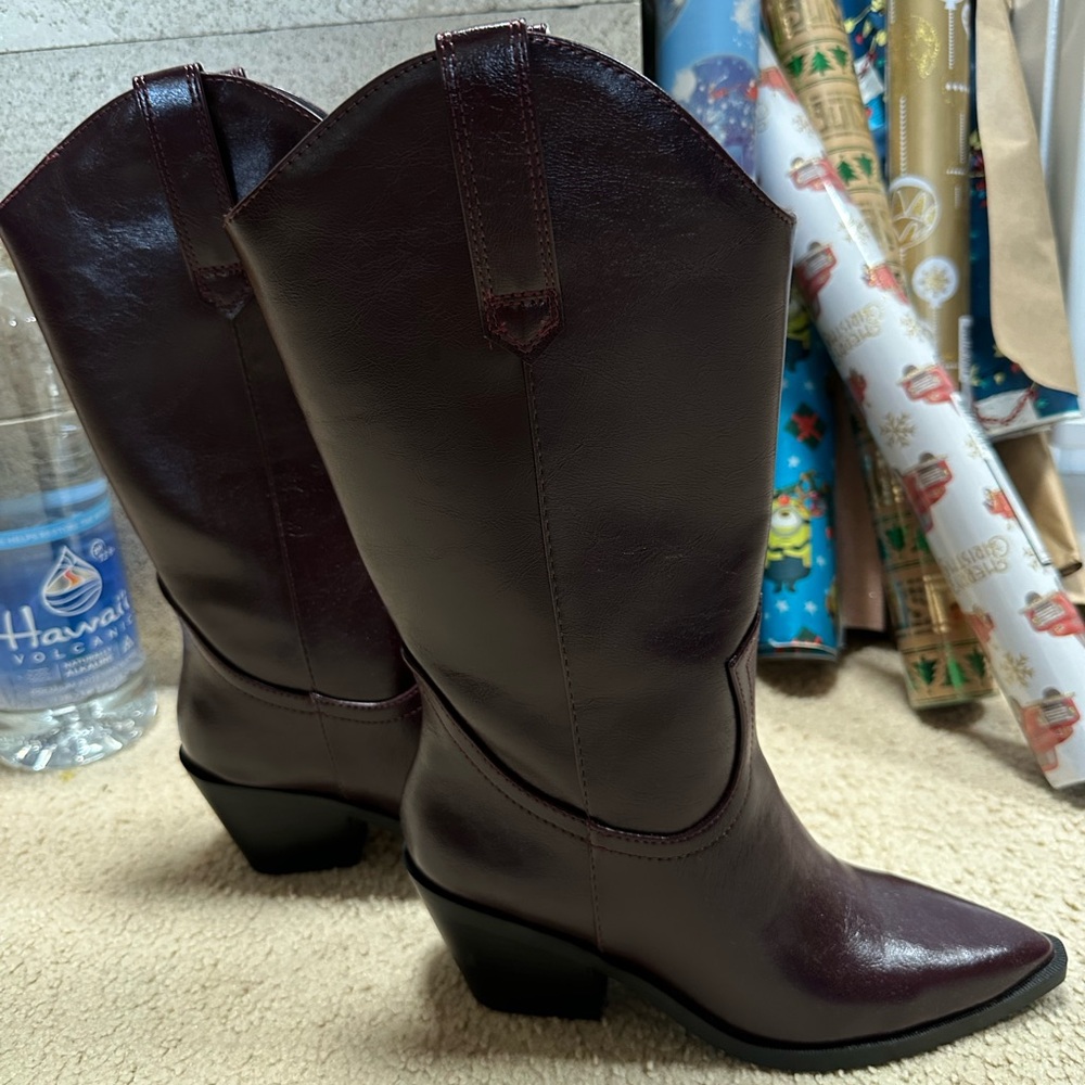 Soda Women's Brown Cowboy Boots